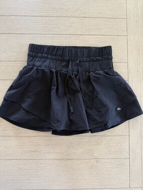 JoyLab Black Athletic Skort with Drawstring Waist